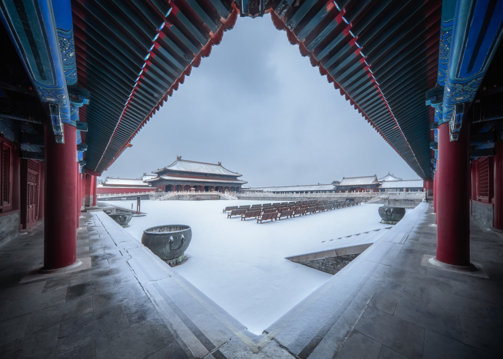 Palast der himmlischen Reinheit im Rahmen von Yuan Cui