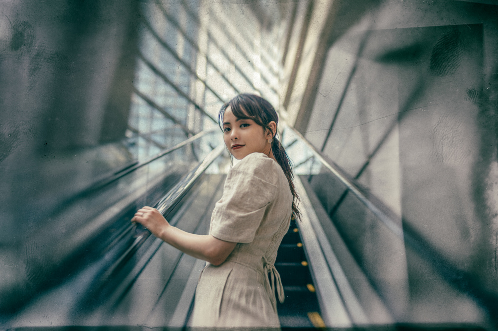 Die Rolltreppe von Yuzo Fujii