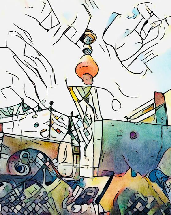 Kandinsky trifft Hundertwasser, Wien, Motiv 3 von zamart