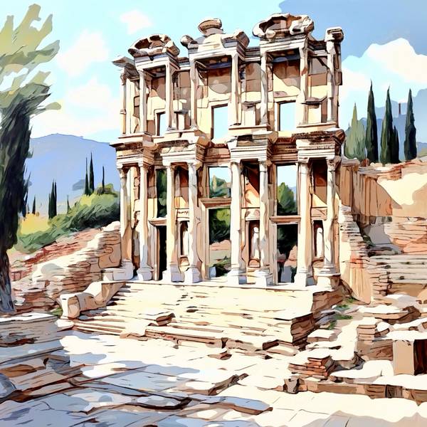 Bauwerk in Ephesos, Türkei von zamart