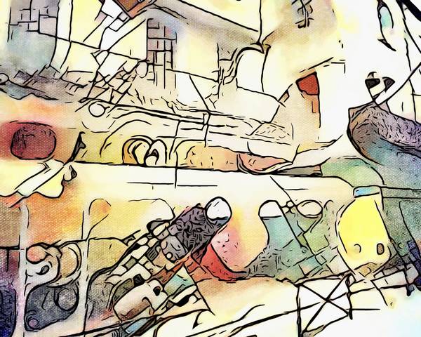 Kandinsky trifft Arles, Motiv 3 von zamart