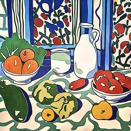 Obst und Gemüse-Matisse inspired 2023