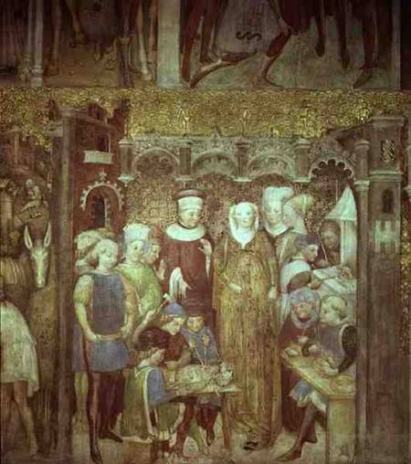 Stories of Queen Theodolinda of the Lombards (fresco) von Zavattari  Family